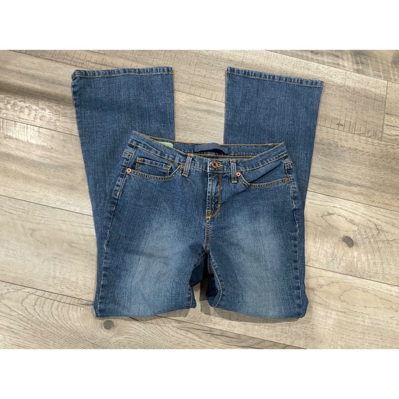 Jeans by Star Denim - Jeans by Star Womens 6 Petite Bootcut Denim Jeans Medium Wash Stretch Flare‎ Leg